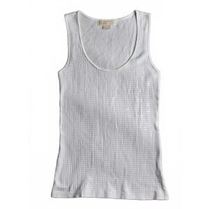 MICHAEL Michael Kors White Sequin Tank Top Women's Size Medium